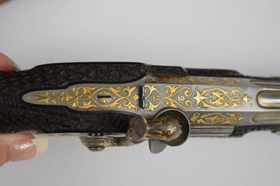 Lot 226 - Fine cased pair of French percussion duelling pistols by Geerinckx, Paris