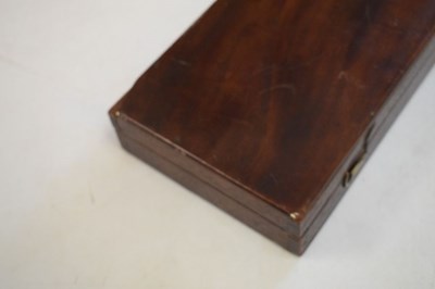 Lot 221 - Mahogany sword case for a Lloyds Patriotic fund sword