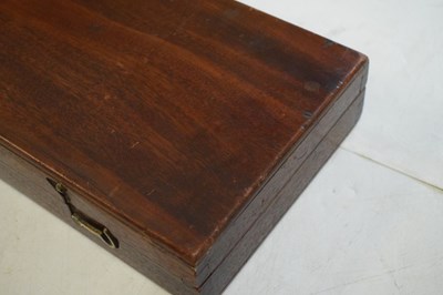 Lot 221 - Mahogany sword case for a Lloyds Patriotic fund sword