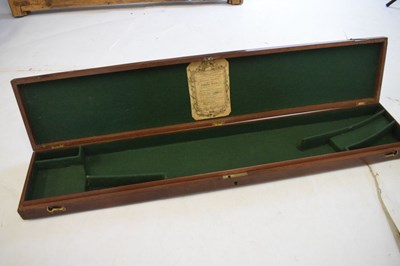 Lot 221 - Mahogany sword case for a Lloyds Patriotic fund sword