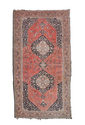 Lot 455 - Large fine quality Kirman wool carpet