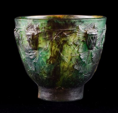 Lot 294 - Francois-Emile Decorchemont, (1880-1971) pate de verre glass vase