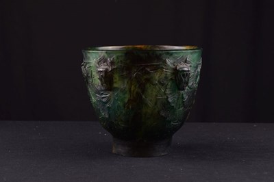 Lot 294 - Francois-Emile Decorchemont, (1880-1971) pate de verre glass vase