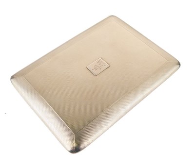 Lot 44 - Asprey - 9ct gold slide action cigarette case