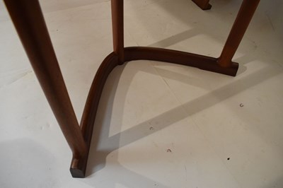 Lot 489 - Kai Kristiansen teak dining table and six model 121 open armchairs