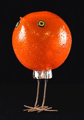 Lot 471 - Alessandro Pianon (1931-84) for Vistosi, Italy, ‘Pulcini’ glass bird