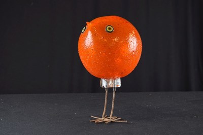Lot 471 - Alessandro Pianon (1931-84) for Vistosi, Italy, ‘Pulcini’ glass bird