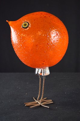 Lot 471 - Alessandro Pianon (1931-84) for Vistosi, Italy, ‘Pulcini’ glass bird