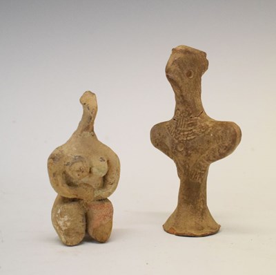 Lot 259 - Antiquities - Two Indus Valley terracotta figures