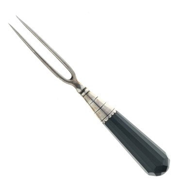 Lot 151 - Early 18th Century bloodstone-handled fork