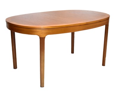 Lot 676 - Late 20th Century teak dining table