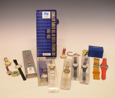 Lot 96 - Quantity of Swatch watches