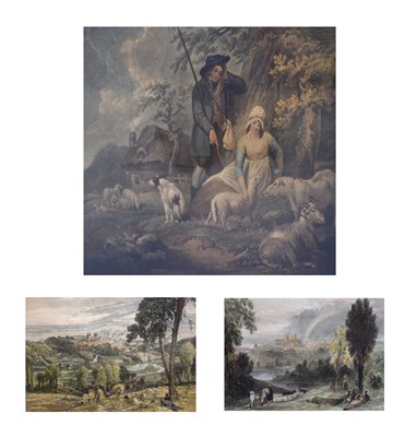 Lot 538 - After George Morland -  mezzotint - 'The Cottager's Favourite