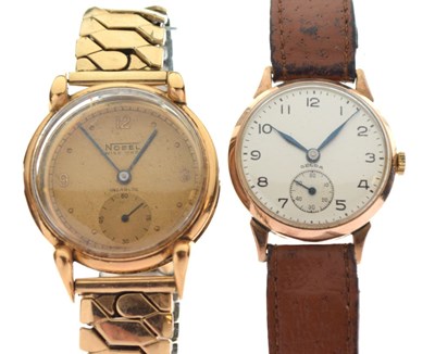 Lot 83 - Nobel - Gentleman's wristwatch and Gelda wristwatch