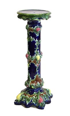 Lot 410 - Ceramic jardinière pedestal