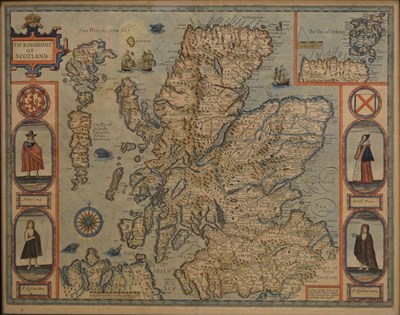 Lot 336 - John Speed - Map of Scotland