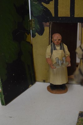 Lot 149 - Early 20th Century polychrome painted diorama