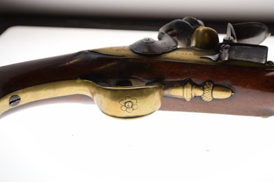 Lot 313 - Bristol made flintlock pistol by Joseph Callaway circa 1770
