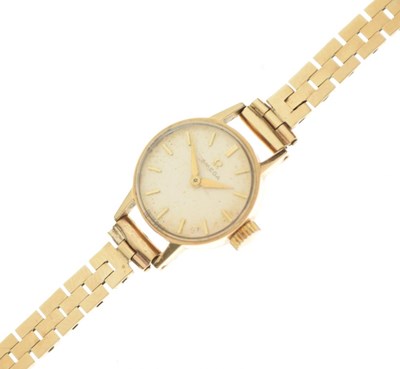 Lot 89 - Omega - Lady's 9ct gold cocktail watch