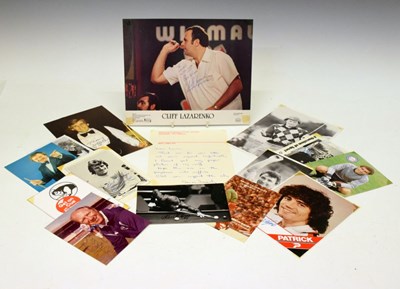 Lot 162 - Sporting Interest - Collection of autographs and signed publicity photographs from the mid 1980's