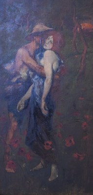 Lot 632 - Follower of Maurice Greiffenhagen, 'An Idyll Story'