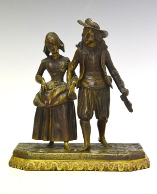 Lot 189 - 19th Century bronze figure group