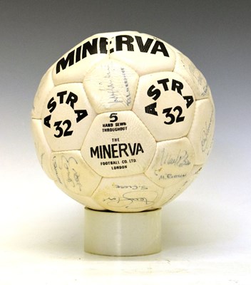 Lot 194 - Mid 1980s signed Tottenham Hotspur Football