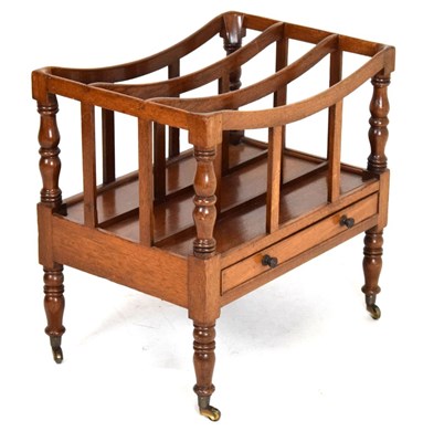 Lot 405 - Victorian mahogany Canterbury