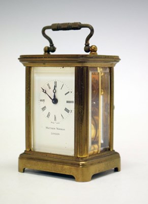 Lot 345 - Matthew Norman 'Mignonette' carriage clock