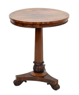 Lot 403 - William IV pedestal wine table