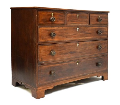 Lot 481 - Regency mahogany chest of drawers