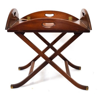 Lot 457 - Bevan Funnell butlers mahogany tray