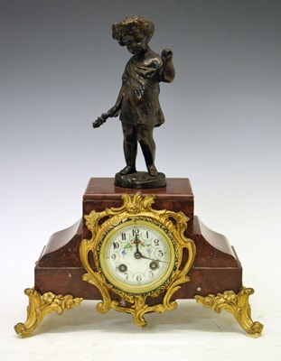 Lot 348 - Late 19th Century French mantel clock