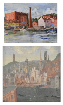 Lot 364 - 20th Century oil on canvas - View of Blitzed buildings, Bristol