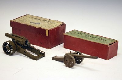 Lot 270 - Britains Heavy Howitzer and 4.7 Naval Gun, both boxed