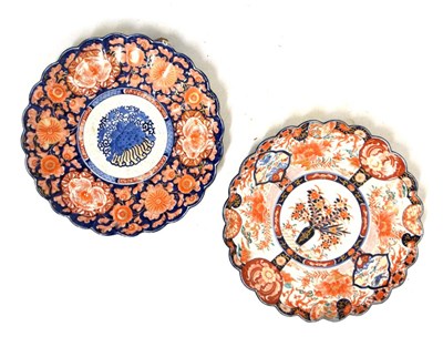 Lot 360 - Two large late 19th/early 20th Century Japanese Imari porcelain chargers