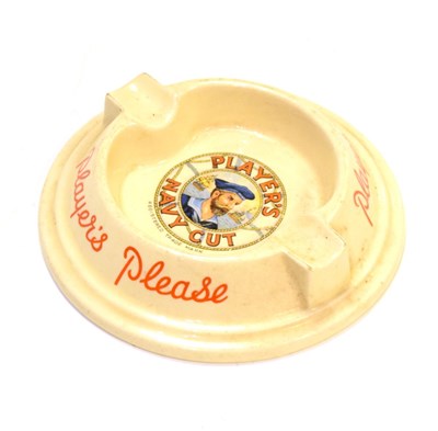 Lot 191 - Advertising interest - Player's Navy Cut ashtray