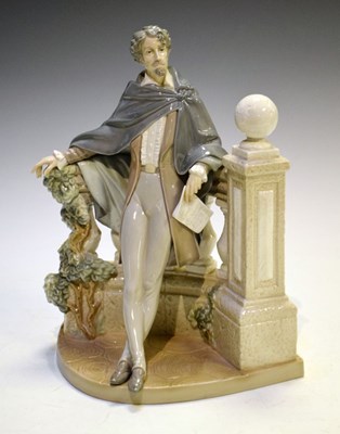 Lot 300 - Lladro - 'The Poet' porcelain figure, '5397'