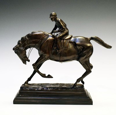 Lot 555 - After P. J. Mene, Jockey on horseback