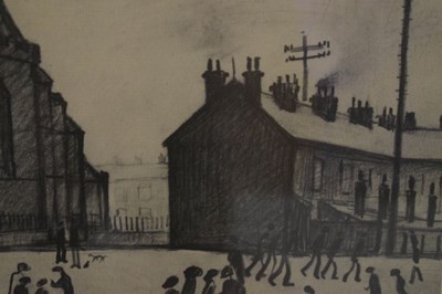 Lot 338 - After Laurence Stephen Lowry, (1887-1976) – Limited edition signed print – ‘St Mary's Beswick’