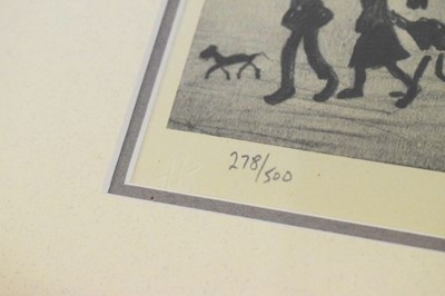 Lot 338 - After Laurence Stephen Lowry, (1887-1976) – Limited edition signed print – ‘St Mary's Beswick’