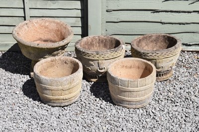Lot 604 - Quantity of 'Stoneware' garden planters