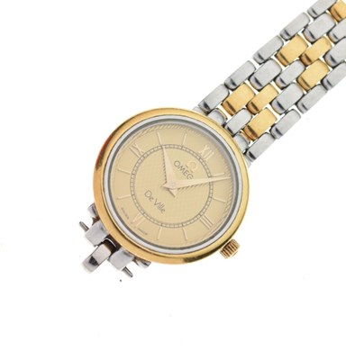 Lot 107 - Omega - Lady's De Ville stainless steel wristwatch