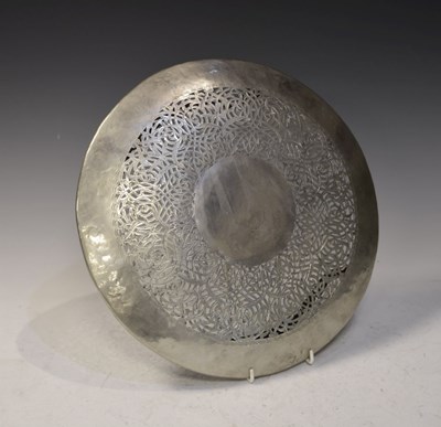 Lot 643 - Moroccan pierced metal wall light cover
