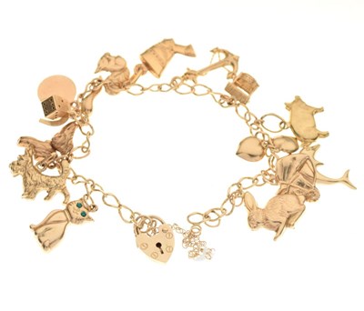 Lot 47 - Charm bracelet