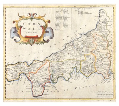 Lot 420 - Map - Robert Morden - Cornwall