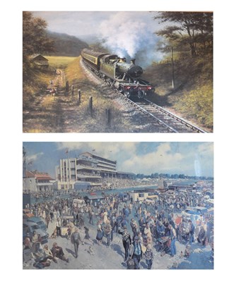 Lot 548 - Terence Cuneo print, and Don Breacon railway print