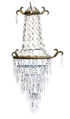 Lot 493 - Lustre drop ceiling light