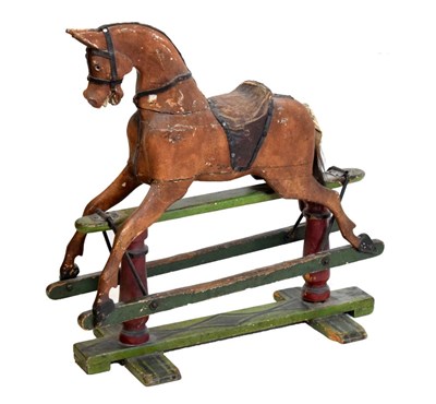 Lot 388 - Late 19th Century Rocking Horse