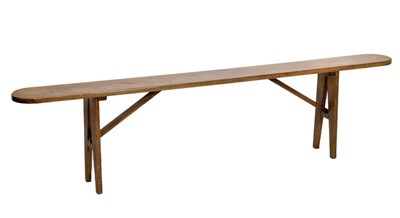 Lot 563 - Oak long bench